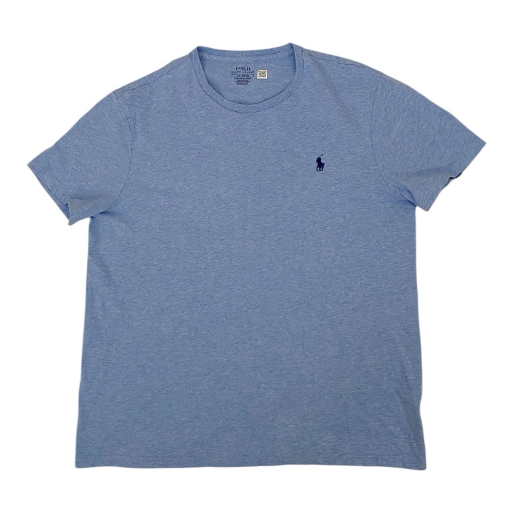 Polo Ralph Lauren Men’s Slim Fit Large Blue Short Sleeve Shirt
